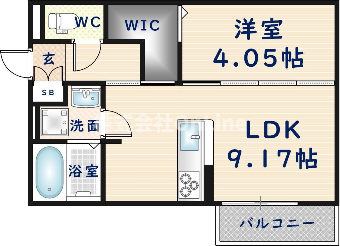 大阪府東大阪市瓜生堂１ 若江岩田駅 1LDK アパート 賃貸物件詳細