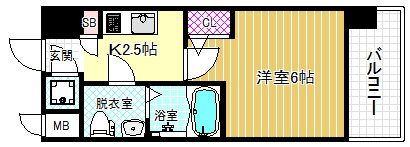 大阪府大阪市北区中津４ 中津駅 1K マンション 賃貸物件詳細
