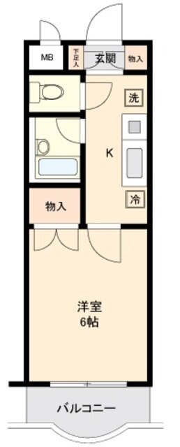 宮城県仙台市若林区二軒茶屋 連坊駅 1K マンション 賃貸物件詳細