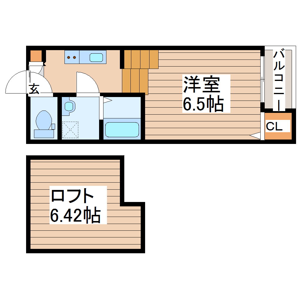 宮城県仙台市宮城野区新田３ 東仙台駅 1K アパート 賃貸物件詳細