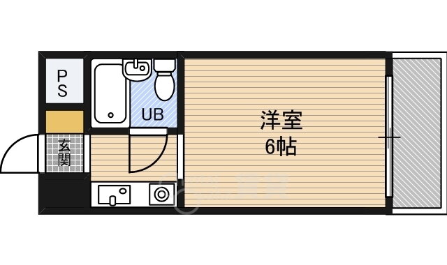 昭和グランドハイツ大淀 4階 ワンルーム 賃貸物件詳細