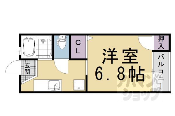 京都府長岡京市調子１ 西山天王山駅 1K アパート 賃貸物件詳細