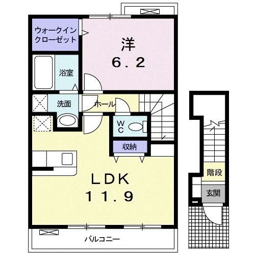 愛知県半田市乙川向田町２ 乙川駅 1LDK アパート 賃貸物件詳細