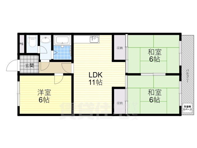 大阪府枚方市養父元町 牧野駅 3LDK マンション 賃貸物件詳細