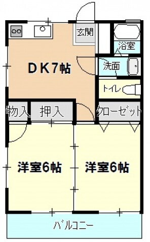 広島県広島市安佐南区上安２ 上安駅 2DK マンション 賃貸物件詳細