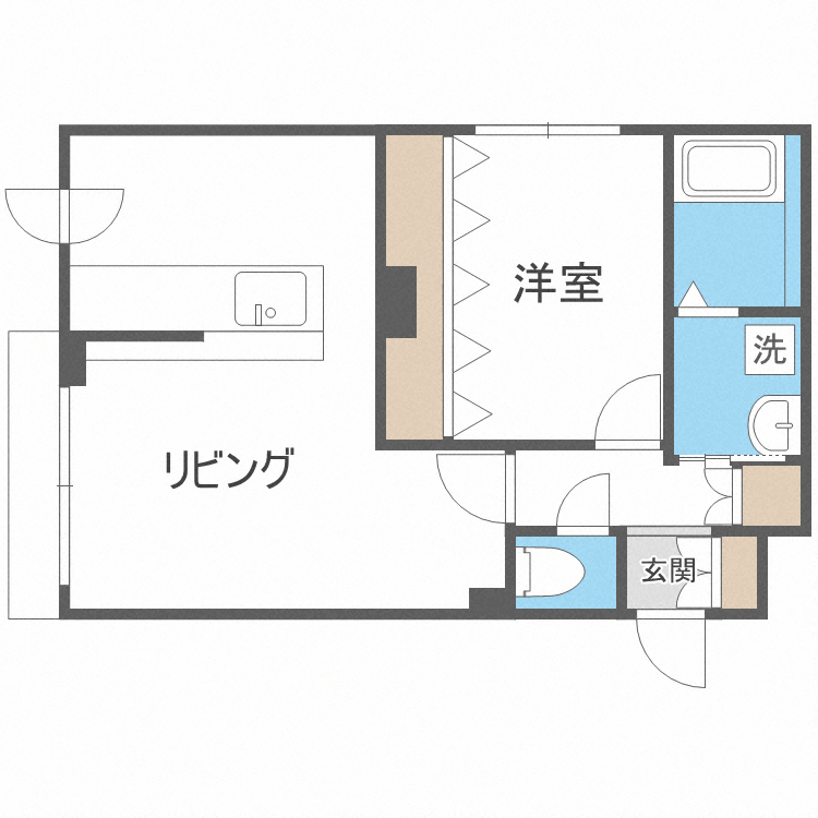 北海道札幌市東区北十三条東１０ 東区役所前駅 1LDK マンション 賃貸物件詳細
