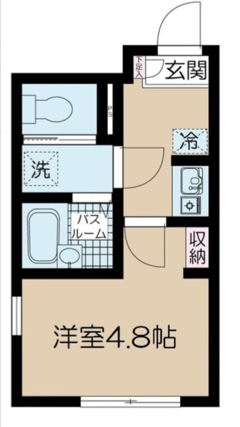 フェリーチェ高円寺Ｂ 1階 1K 賃貸物件詳細