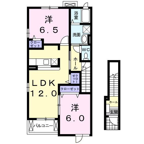 愛知県岡崎市宮石町字下宮下 三河豊田駅 2LDK アパート 賃貸物件詳細
