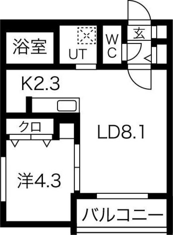 北海道札幌市東区北二十三条東１８ 元町駅 1LDK マンション 賃貸物件詳細