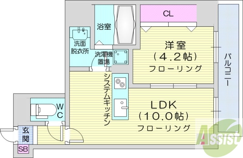 北海道札幌市中央区南二条東５ バスセンター前駅 1LDK マンション 賃貸物件詳細