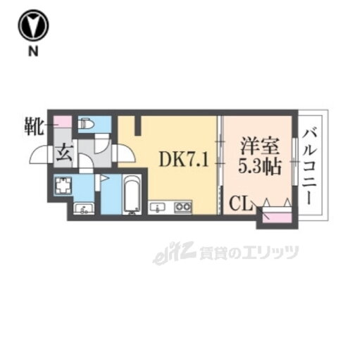 京都府京都市南区吉祥院西ノ庄淵ノ西町 西大路駅 1DK マンション 賃貸物件詳細