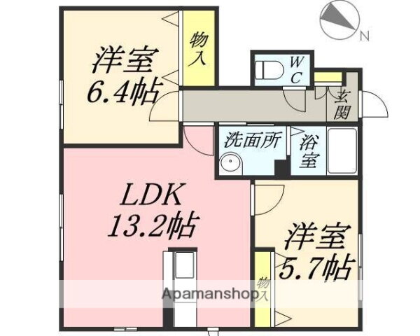 岡山県岡山市東区瀬戸町瀬戸 瀬戸駅 2LDK アパート 賃貸物件詳細