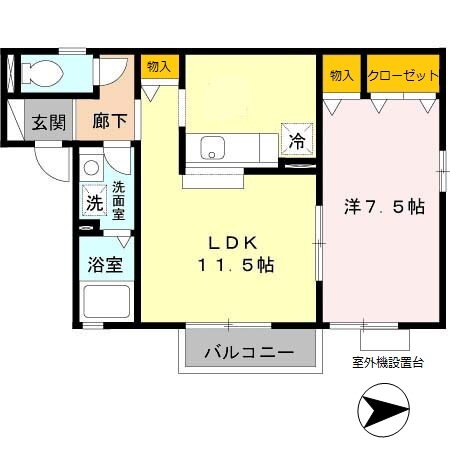 奈良県香芝市磯壁４ 近鉄下田駅 1LDK アパート 賃貸物件詳細