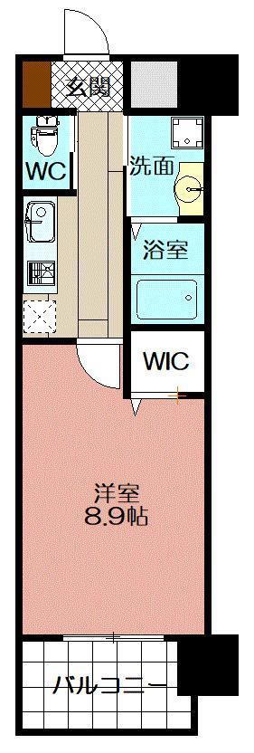 福岡県北九州市小倉北区鍛冶町２ 小倉駅 1K マンション 賃貸物件詳細