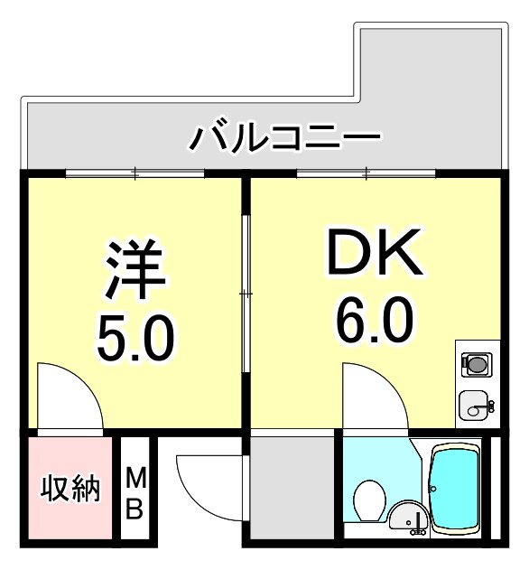 兵庫県神戸市兵庫区下祇園町 大倉山駅 1DK マンション 賃貸物件詳細