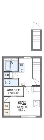 広島県福山市山手町４ 福山駅 1K アパート 賃貸物件詳細