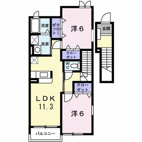 徳島県阿南市大潟町 阿波橘駅 2LDK アパート 賃貸物件詳細