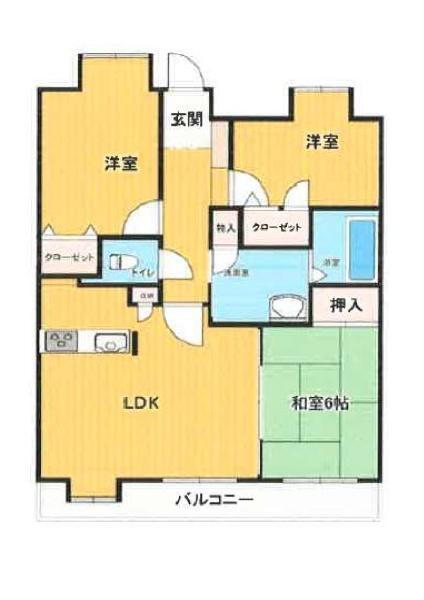 山口県宇部市島１ 宇部新川駅 3LDK マンション 賃貸物件詳細