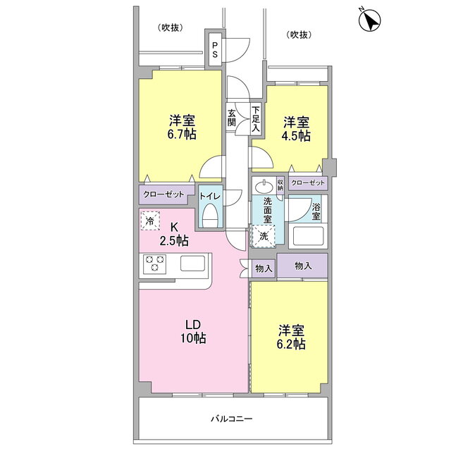 神奈川県横浜市中区根岸旭台 根岸駅 3LDK マンション 賃貸物件詳細