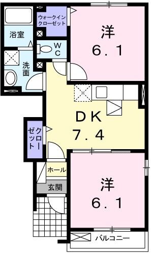 広島県広島市安佐北区白木町大字井原 井原市駅 2DK アパート 賃貸物件詳細