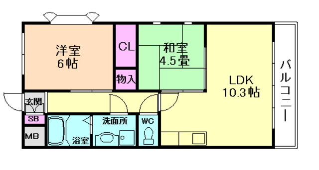 大阪府大阪市西淀川区姫島５ 姫島駅 2LDK マンション 賃貸物件詳細