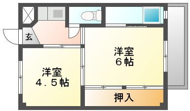岡山県玉野市八浜町大崎 八浜駅 1DK マンション 賃貸物件詳細