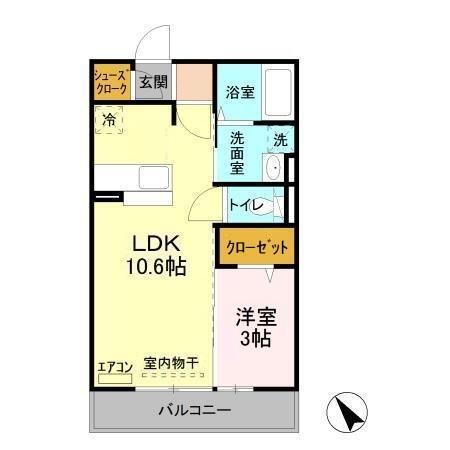 茨城県水戸市千波町 水戸駅 1LDK アパート 賃貸物件詳細