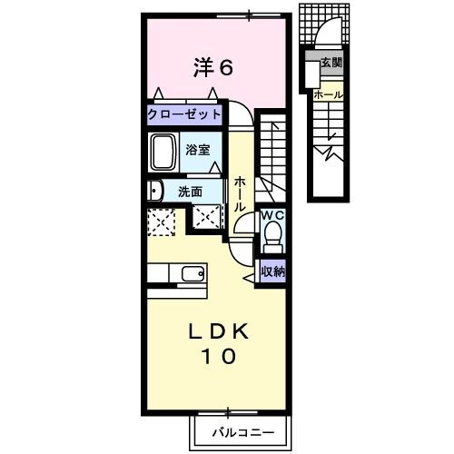 和歌山県御坊市名屋町３ 西御坊駅 1LDK アパート 賃貸物件詳細