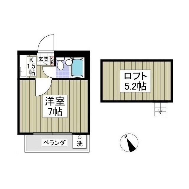 クリアス北坂戸Ｄ　旧レモンハウス北坂戸Ｄ 2階 1K 賃貸物件詳細