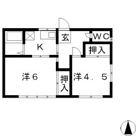 長野県塩尻市大字広丘堅石 広丘駅 2K 一戸建て 賃貸物件詳細