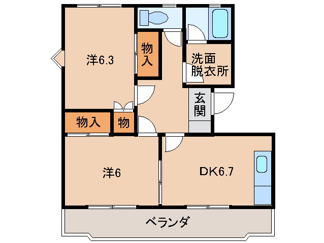和歌山県有田郡湯浅町大字湯浅 湯浅駅 2DK マンション 賃貸物件詳細
