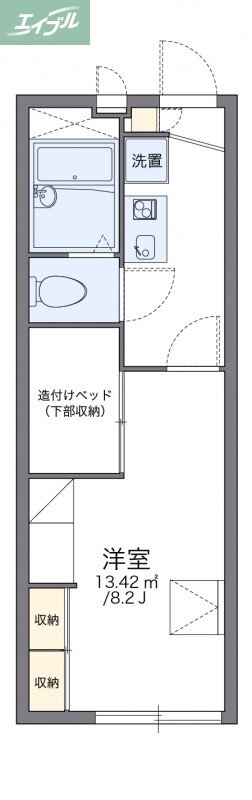 岡山県岡山市北区北方３ 法界院駅 1K アパート 賃貸物件詳細