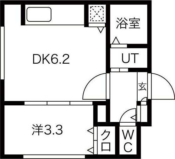 北海道札幌市西区琴似三条３ 琴似駅 1DK マンション 賃貸物件詳細