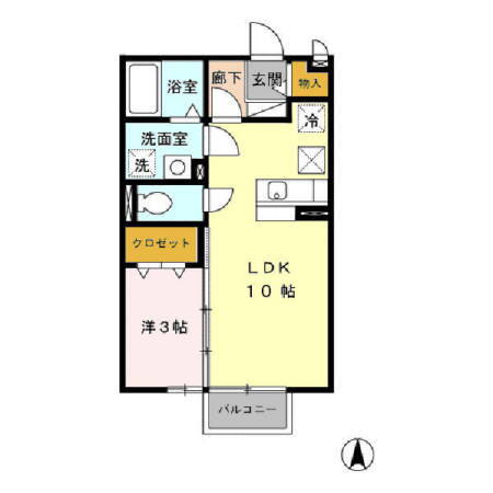 茨城県つくば市東光台５ 研究学園駅 1LDK アパート 賃貸物件詳細