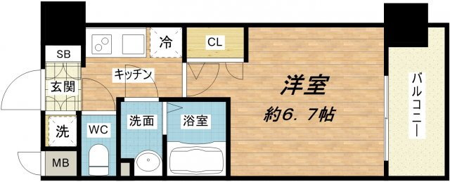 大阪府大阪市中央区瓦屋町２ 松屋町駅 1K マンション 賃貸物件詳細