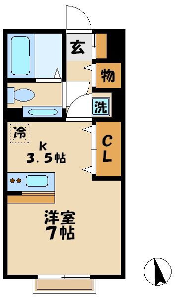 東京都町田市小山町 多摩境駅 1K アパート 賃貸物件詳細