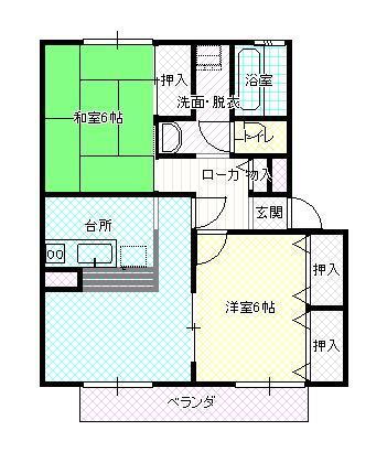 山形県山形市東青田４ 山形駅 2LDK アパート 賃貸物件詳細