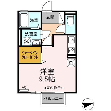 福島県福島市御山町 福島駅 1K アパート 賃貸物件詳細
