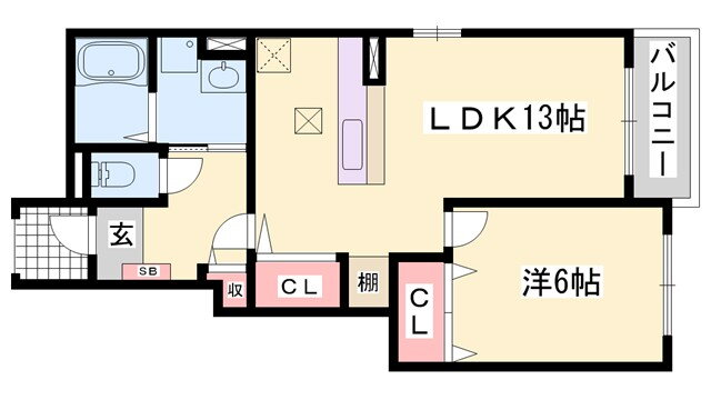 兵庫県小野市王子町 葉多駅 1LDK アパート 賃貸物件詳細