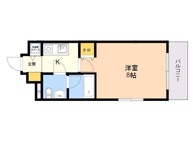 福岡県福岡市博多区美野島２ 西鉄平尾駅 1K マンション 賃貸物件詳細