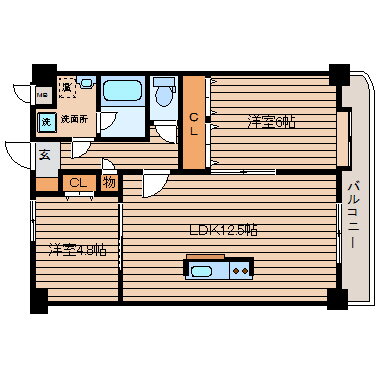 宮城県仙台市宮城野区岩切字今市 岩切駅 2LDK マンション 賃貸物件詳細
