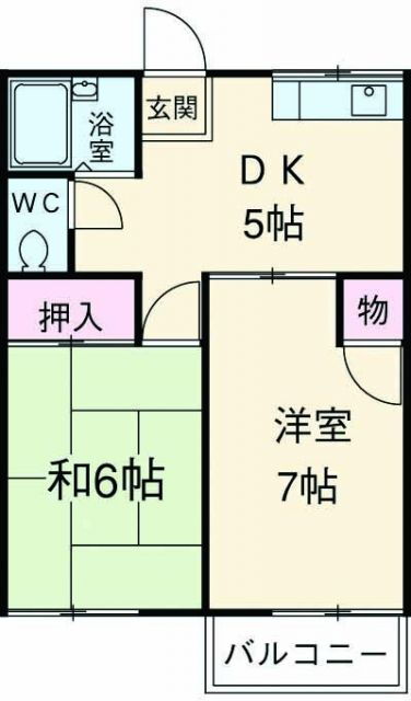 神奈川県厚木市山際 本厚木駅 2DK アパート 賃貸物件詳細