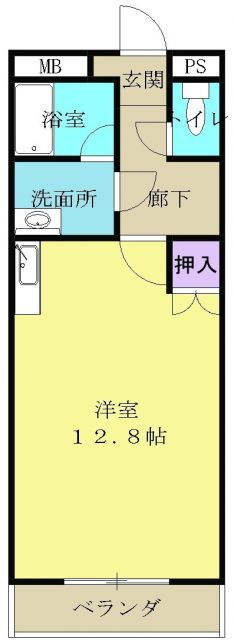 愛知県名古屋市天白区植田西２ 塩釜口駅 1K マンション 賃貸物件詳細