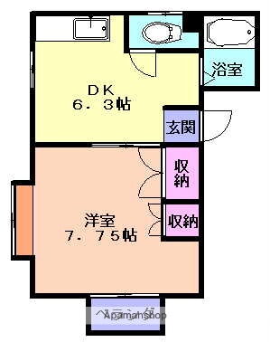 岩手県一関市萩荘字川崎 一ノ関駅 1DK アパート 賃貸物件詳細