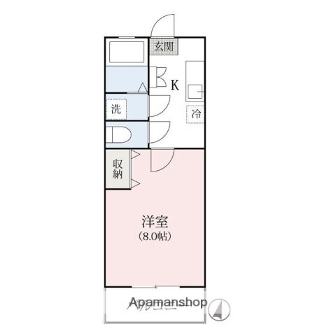 群馬県高崎市寺尾町 根小屋駅 1K アパート 賃貸物件詳細