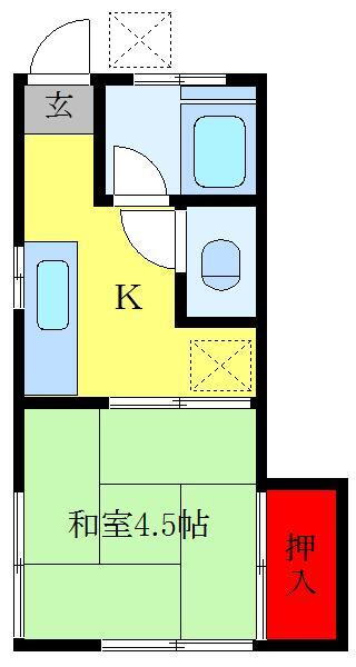 埼玉県川口市芝５ 蕨駅 1K アパート 賃貸物件詳細