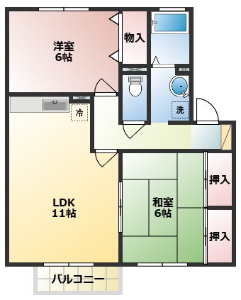 奈良県天理市西長柄町 長柄駅 2LDK アパート 賃貸物件詳細