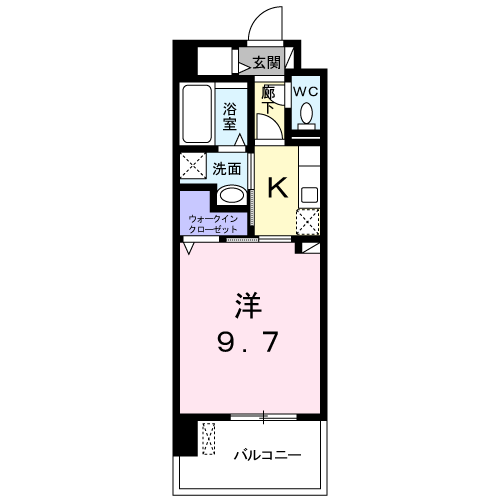 山口県岩国市元町１ 岩国駅 1K マンション 賃貸物件詳細