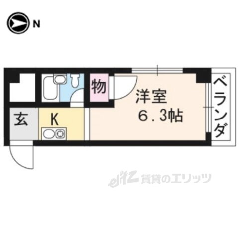 京都府京都市上京区元北小路町 今出川駅 1K マンション 賃貸物件詳細