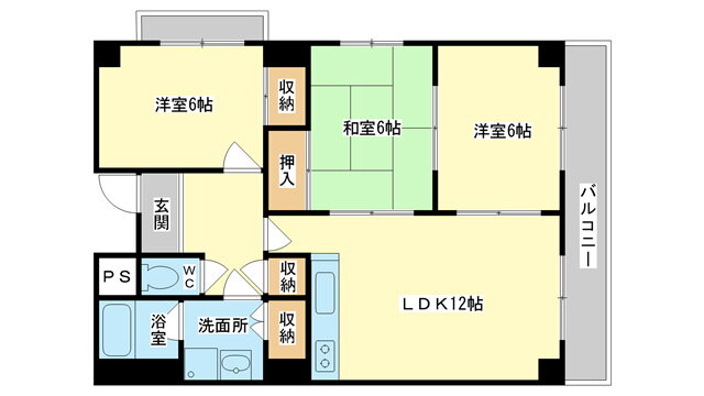 大阪府茨木市若園町 南茨木駅 3LDK マンション 賃貸物件詳細